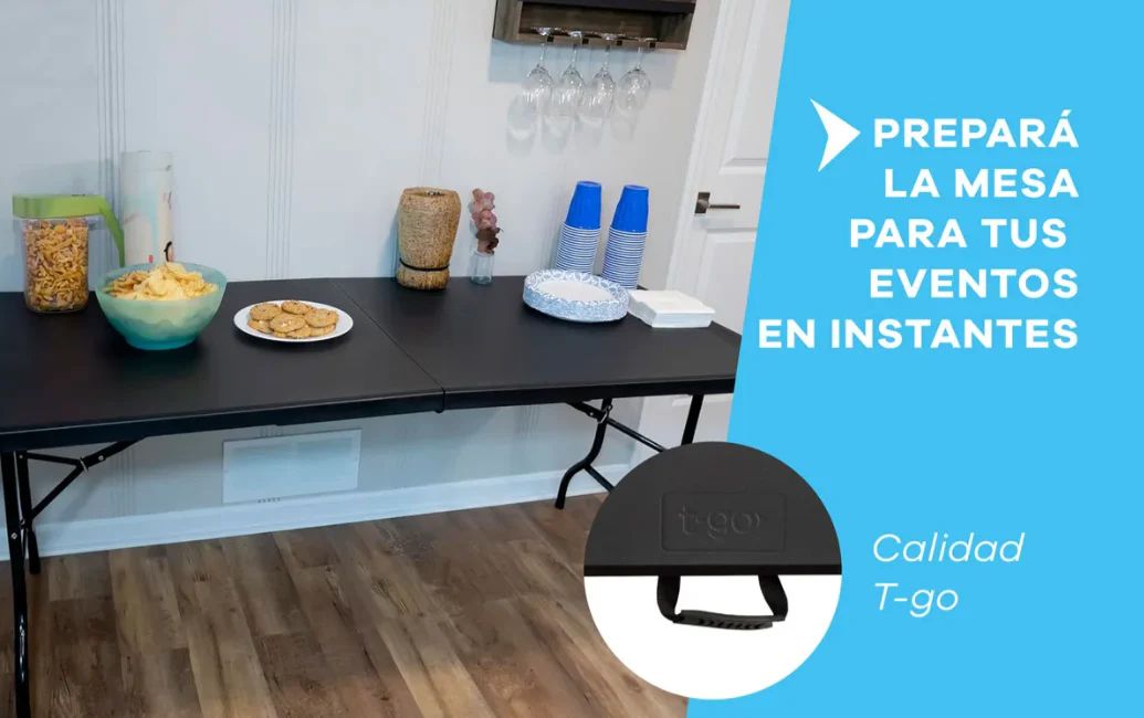 Mesa Rectangular para Exteriores de 1.80
